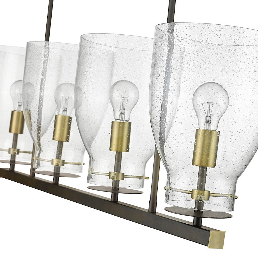 4 Light Chandelier, Bronze