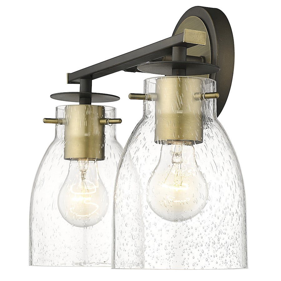 2 Light Bathroom Vanity Light, Bronze