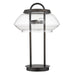 Trend Lighting Garner 2 Light Table Lamp, Bronze/Clear Glass Drum - TT80062ORB