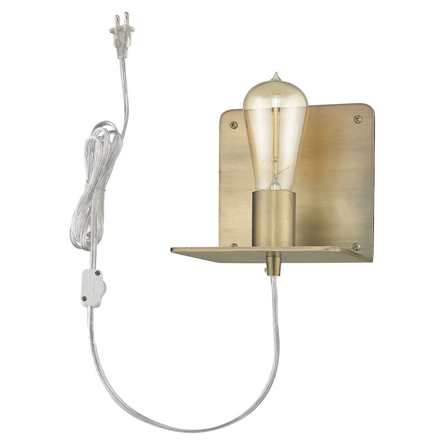 Trend Lighting Arris 5" 1 Light Sconce, Aged Brass - TW40070AB