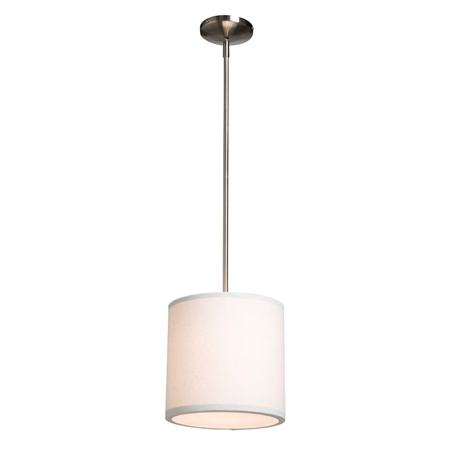 Artcraft Mercer Street 1 Light Pendant, White - SC520WH
