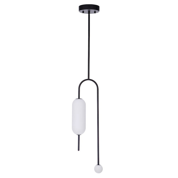 Craftmade Tuli LED Pendant, Flat Black - 53892-FB-LED