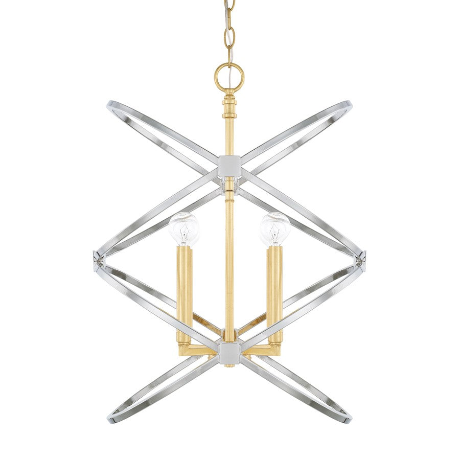 Capital Lighting Fire and Ice 4 Light Foyer, Fire and Ice - 520841FI