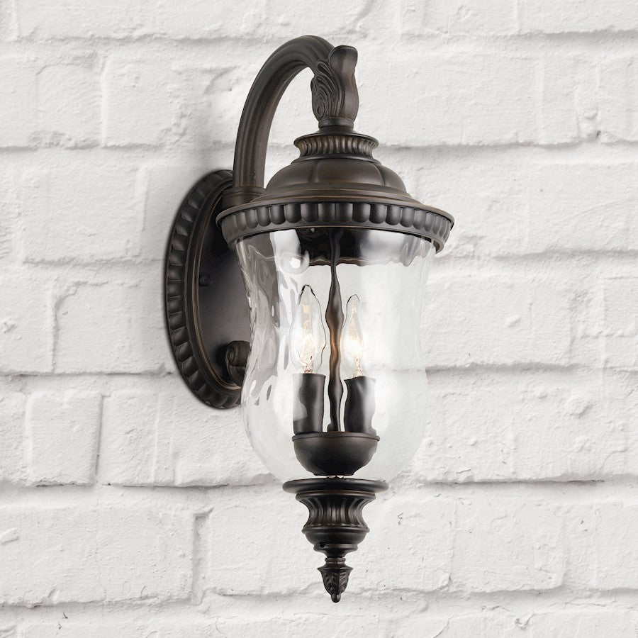 2 Light Large Outdoor Wall Sconce
