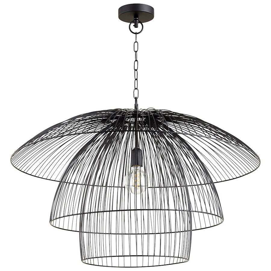 Cyan Design Canopy Pendant, Matte Black - 10796