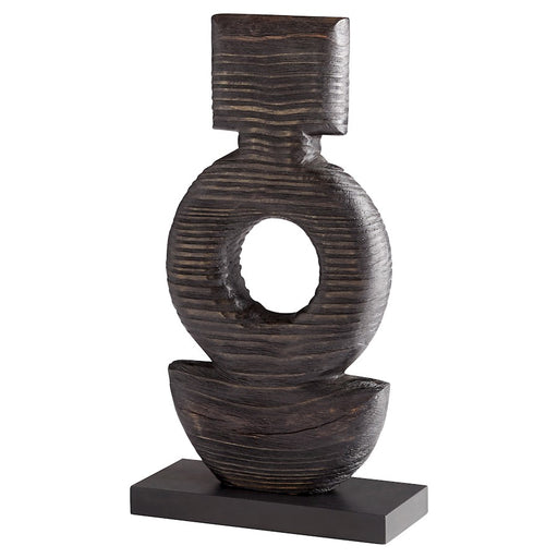 Cyan Design Dark Oval Sculpture, Black - 11279