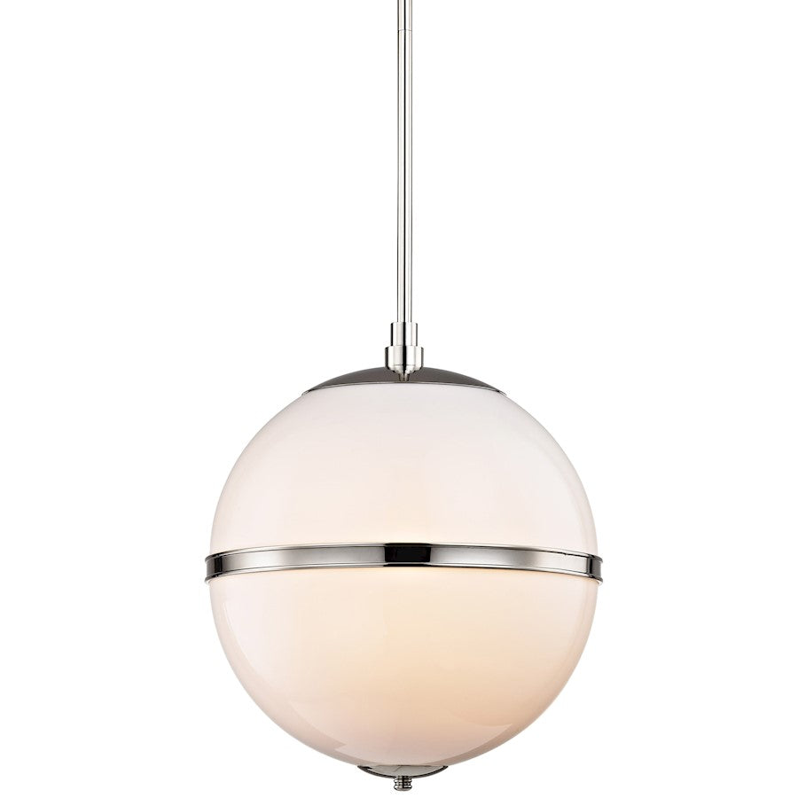 3 Light Mini Chandelier, Brass or Nickel