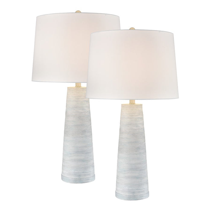 Elk Lighting Kent 31'' Table Lamp, Set of 2, Light Blue/White - S0019-10289-S2