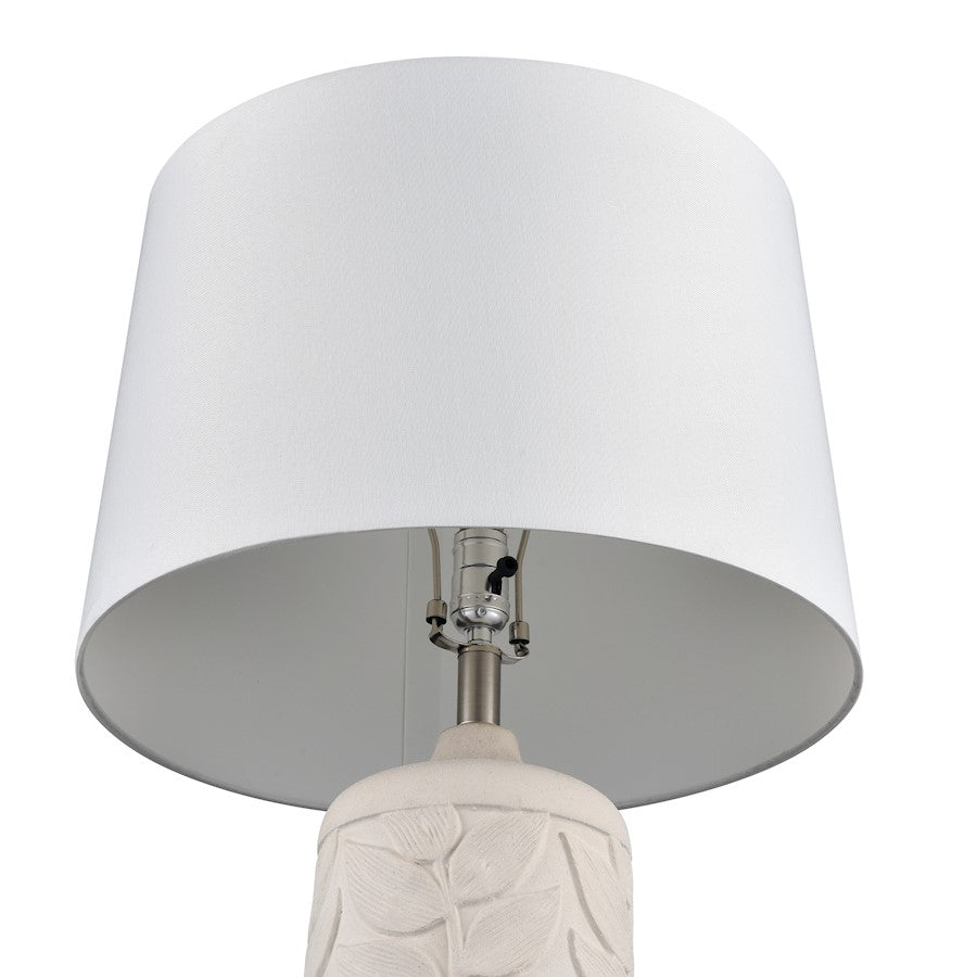 Penny 32.5'' Table Lamp, Set of 2, White/White