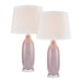 Elk Lighting Bede 31'' 1 Light Table Lamp, Set of 2, Pink/White - S0019-10307-S2