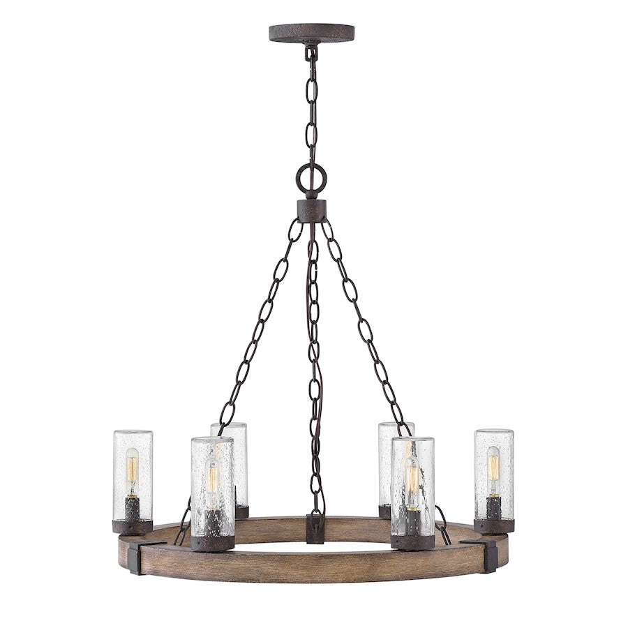 Hinkley Sawyer Outdoor Chandelier, Sequoia