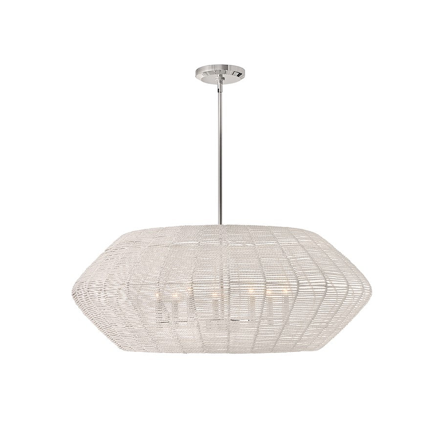 Hinkley Lighting Luca 7 Light Drum chandelier in Polished Chrome - 40385PCM