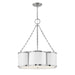 Hinkley Lighting Chance 3 Light Drum chandelier in Polished Nickel - 4446PN