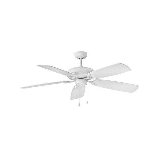 Hinkley Lighting Grove 56" Fan, Chalk White With Pull Chain - 901256FCW-NID
