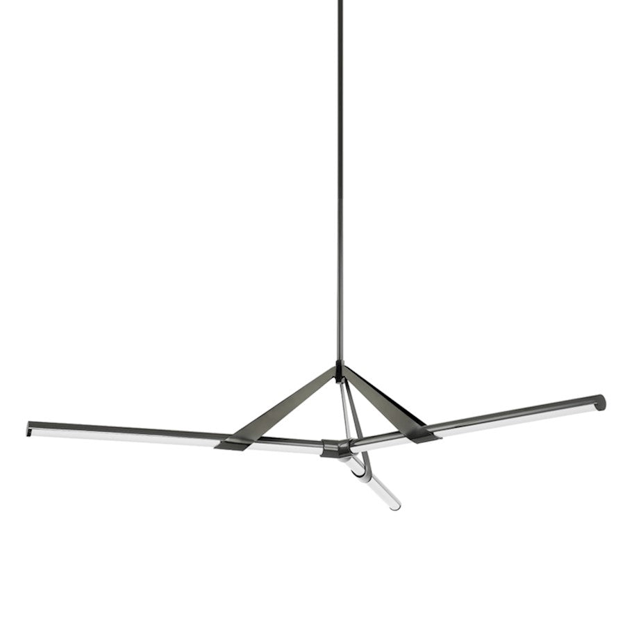 Hudson Valley Jonas 3 Light 62" Chandelier in Black Nickel - 3062-BLNK
