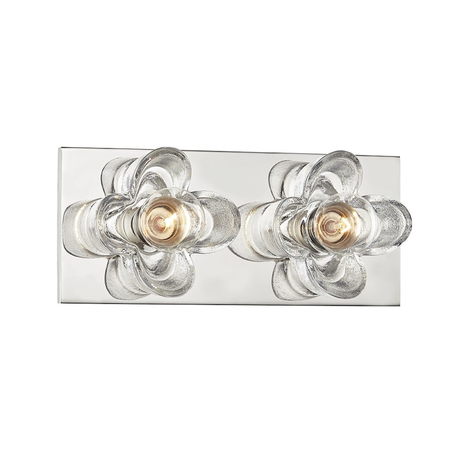 Mitzi Shea 2 Light Bath Bracket, Polished Nickel - H410302-PN