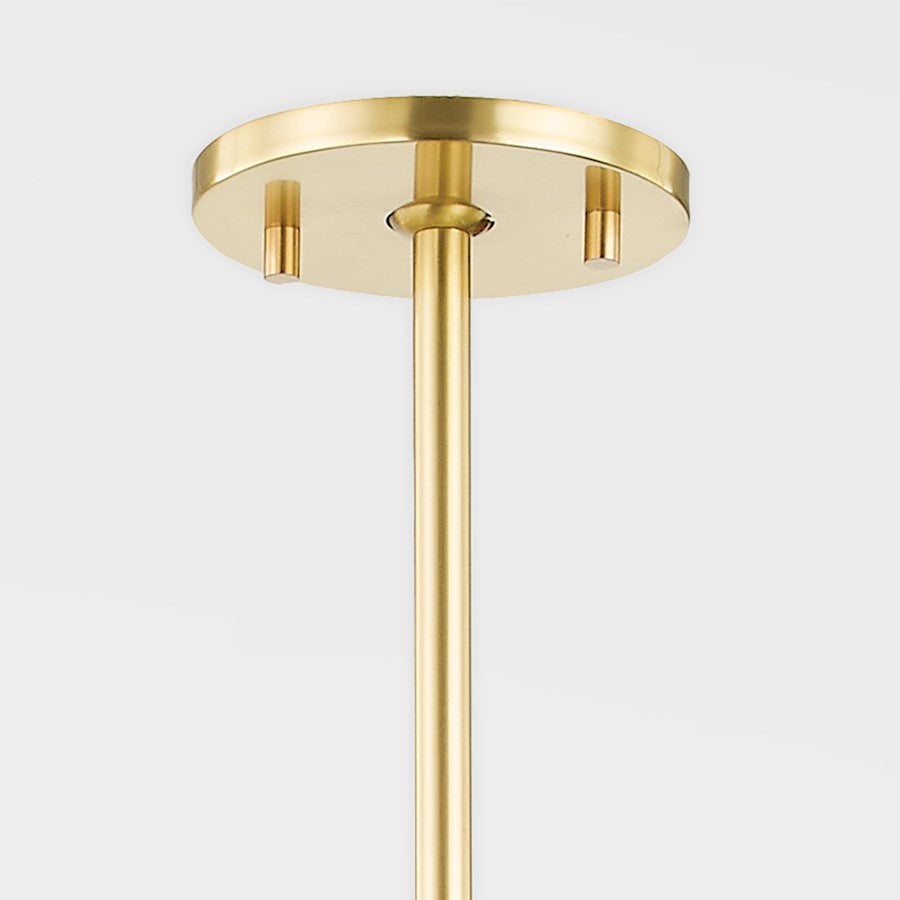 Evelyn Chandelier, Aged Brass