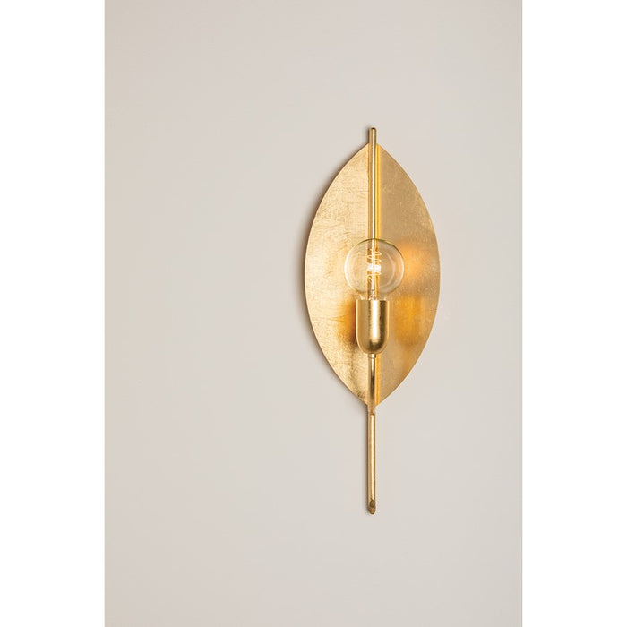 Mitzi Lorelei 1 Light Wall Sconce, Vintage Gold Leaf