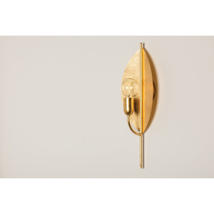 Mitzi Lorelei 1 Light Wall Sconce, Vintage Gold Leaf