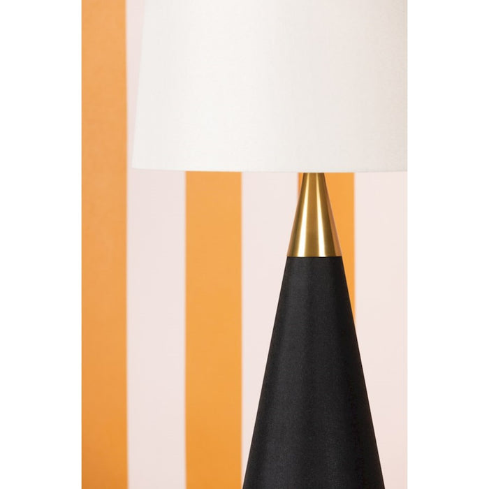 Mitzi Jen 1 Light Table Lamp, Aged Brass