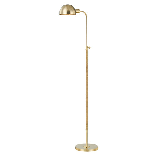 Hudson Valley Devon 1 Light Floor Lamp, Aged Brass - MDSL521-AGB