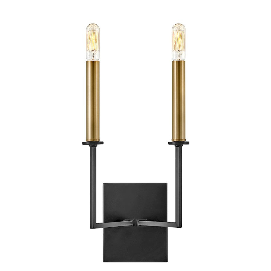 2 Light Tall Wall Sconce