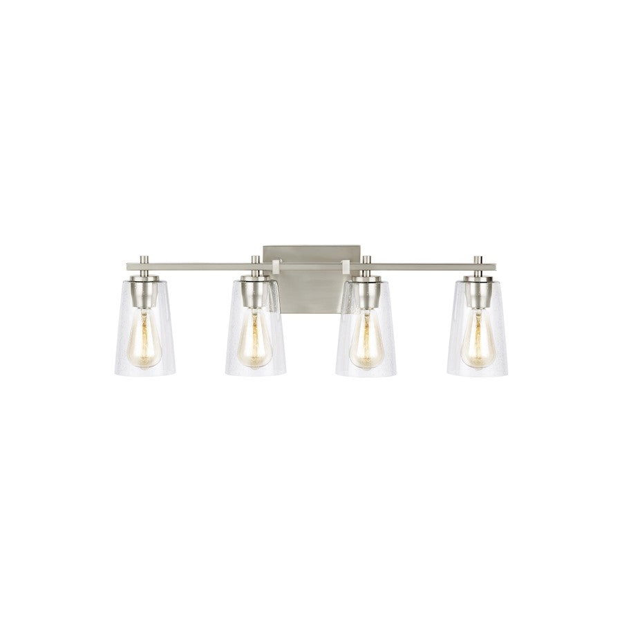 4 Light Bathroom Vanity Light, Chrome