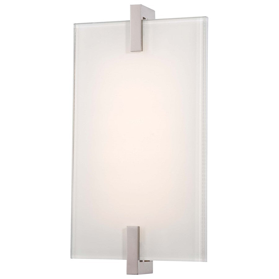 OPEN BOX ITEM: George Kovacs Hooked LED Sconce, Polished Nickel - P1110-613-L
