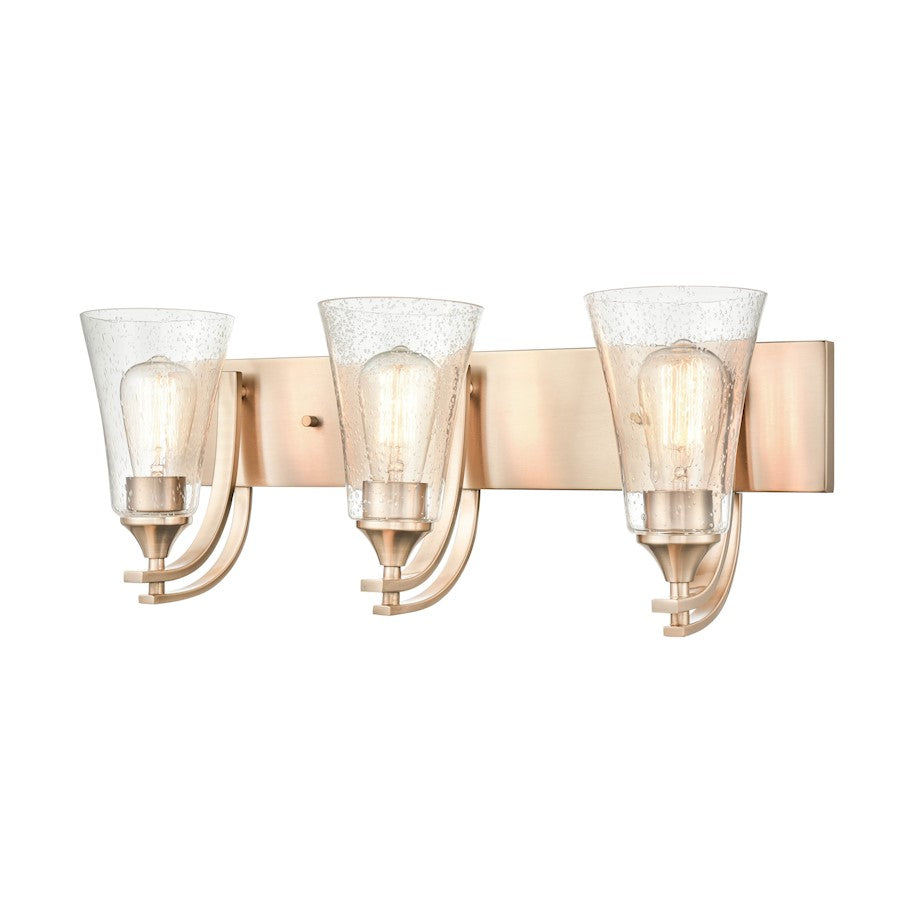 3 Light Bathroom Vanity Light, Clear