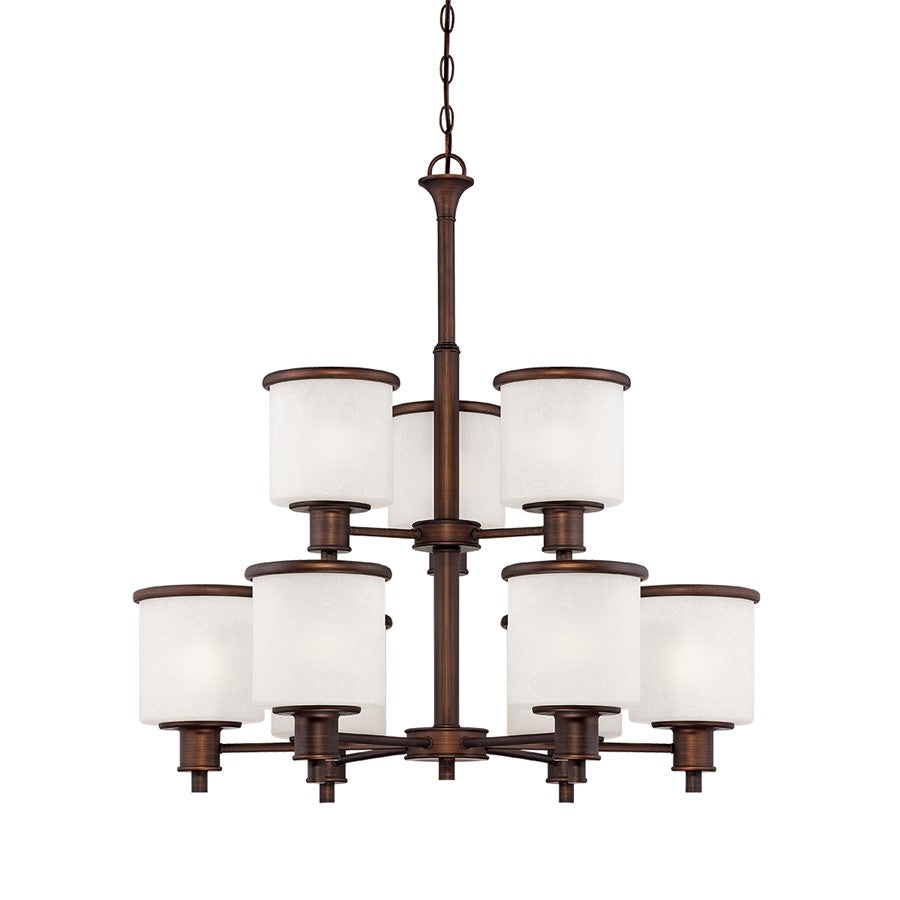 Dalton Chandelier, Rubbed Bronze