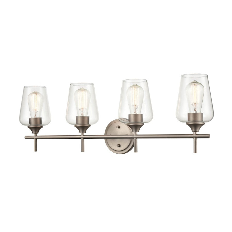 Millennium Ashford 7 Light 13.25" Semi-Flush Mount, Satin Nickel - 9704-SN