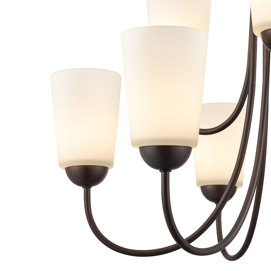 Ivey Lake Chandelier, Bronze