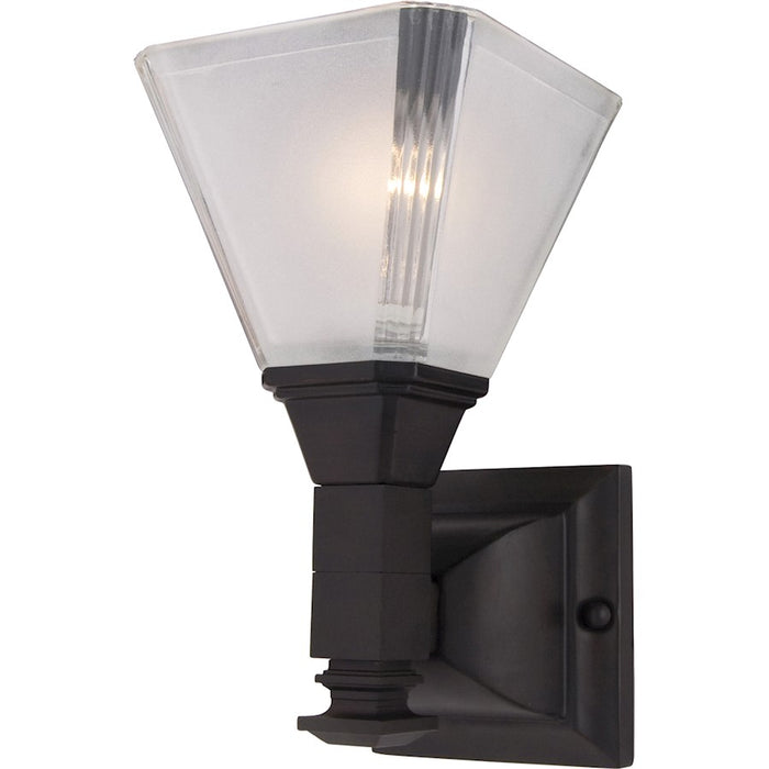Maxim Brentwood 1-Light Wall Sconce Oil Rubbed Bronze