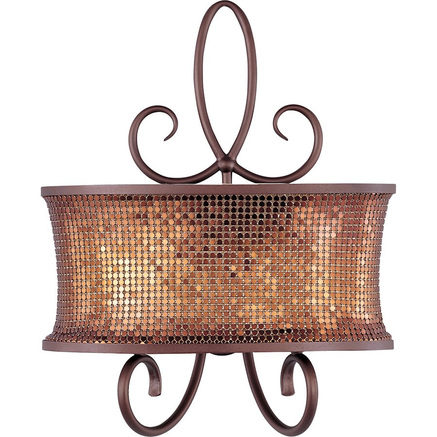 2 Light Wall Sconce, Bronze