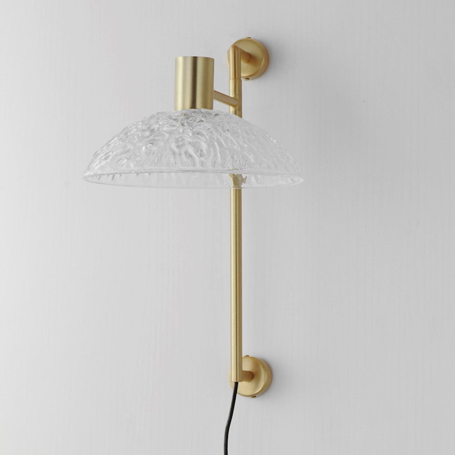 1 Light Pin Up Wall Sconce