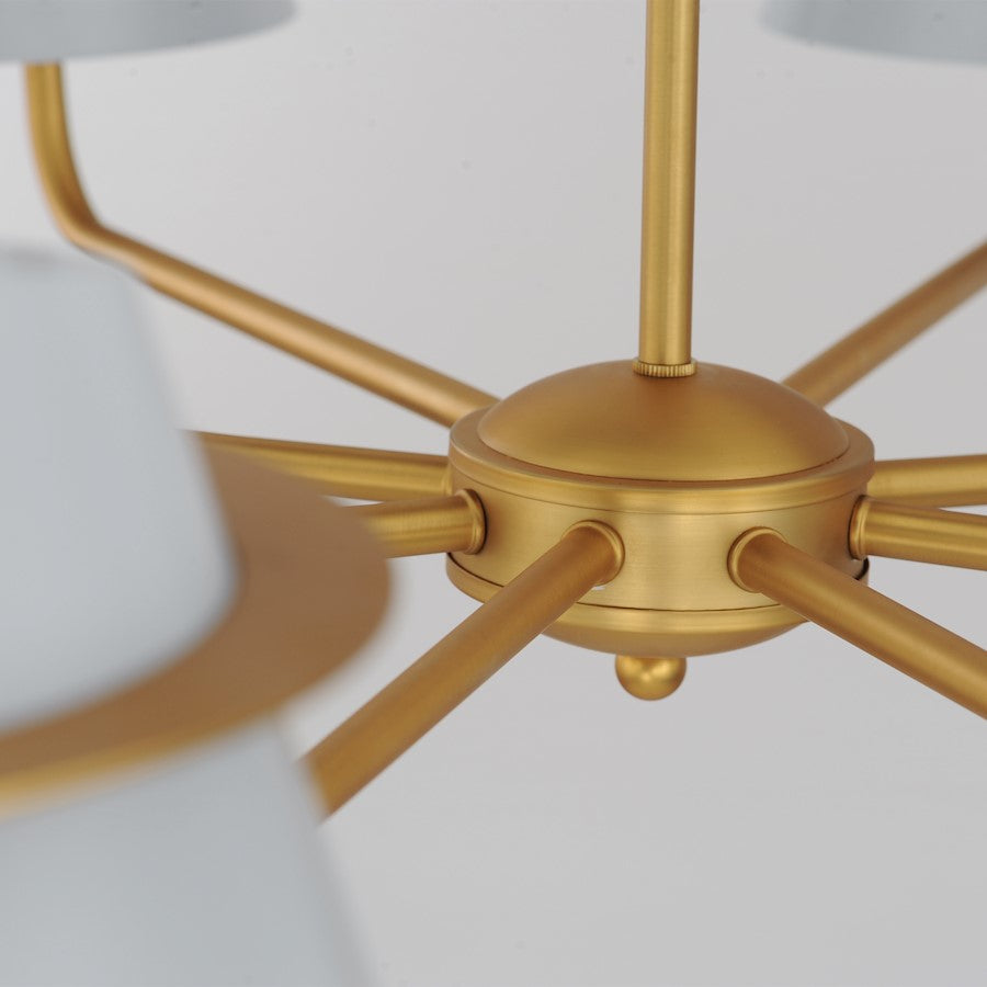 Lucas Chandelier, Natural Aged Brass