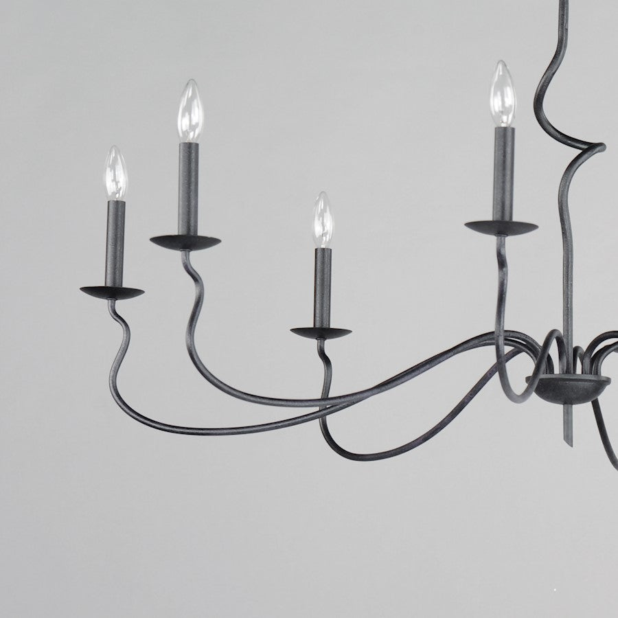 Padrona Chandelier, Black Oxide
