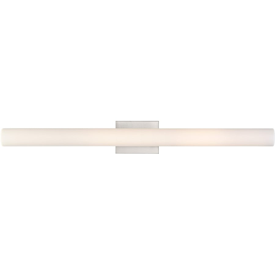 Nuvo Lighting Bend 36" LED Wall Sconce, White Acrylic Brushed Nickel - 62-1323