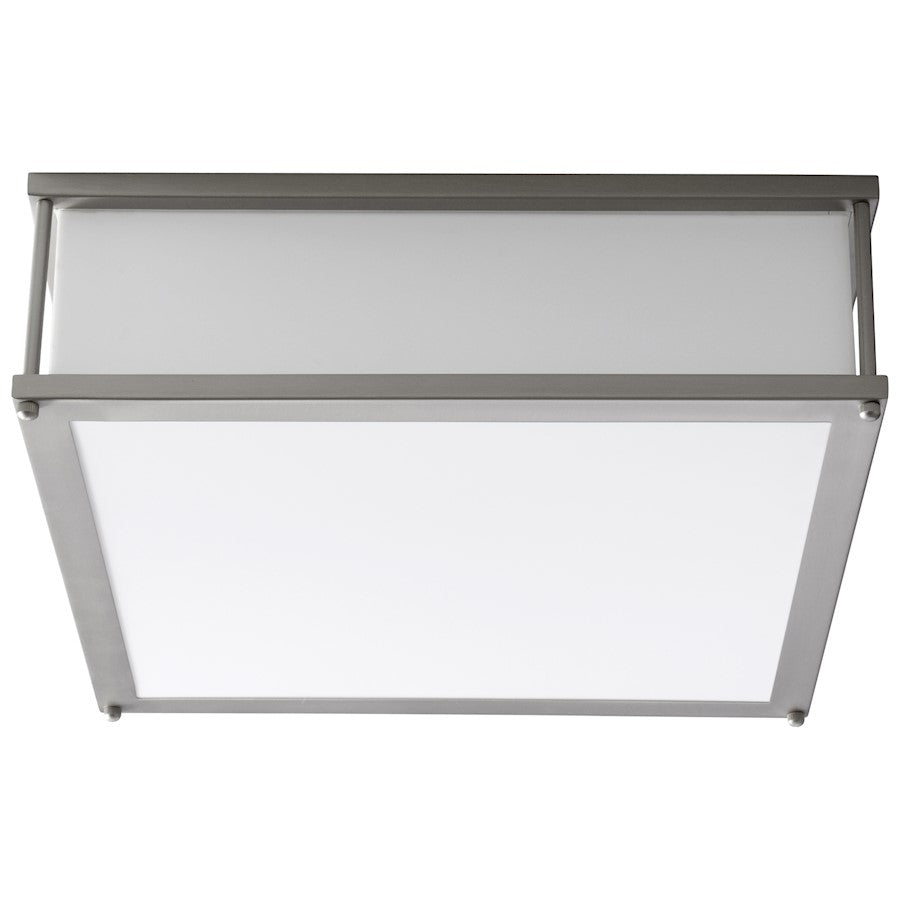 Oxygen Lighting Modulo 2 Light Ceiling Mount, Satin Nickel/White - 3-683-24
