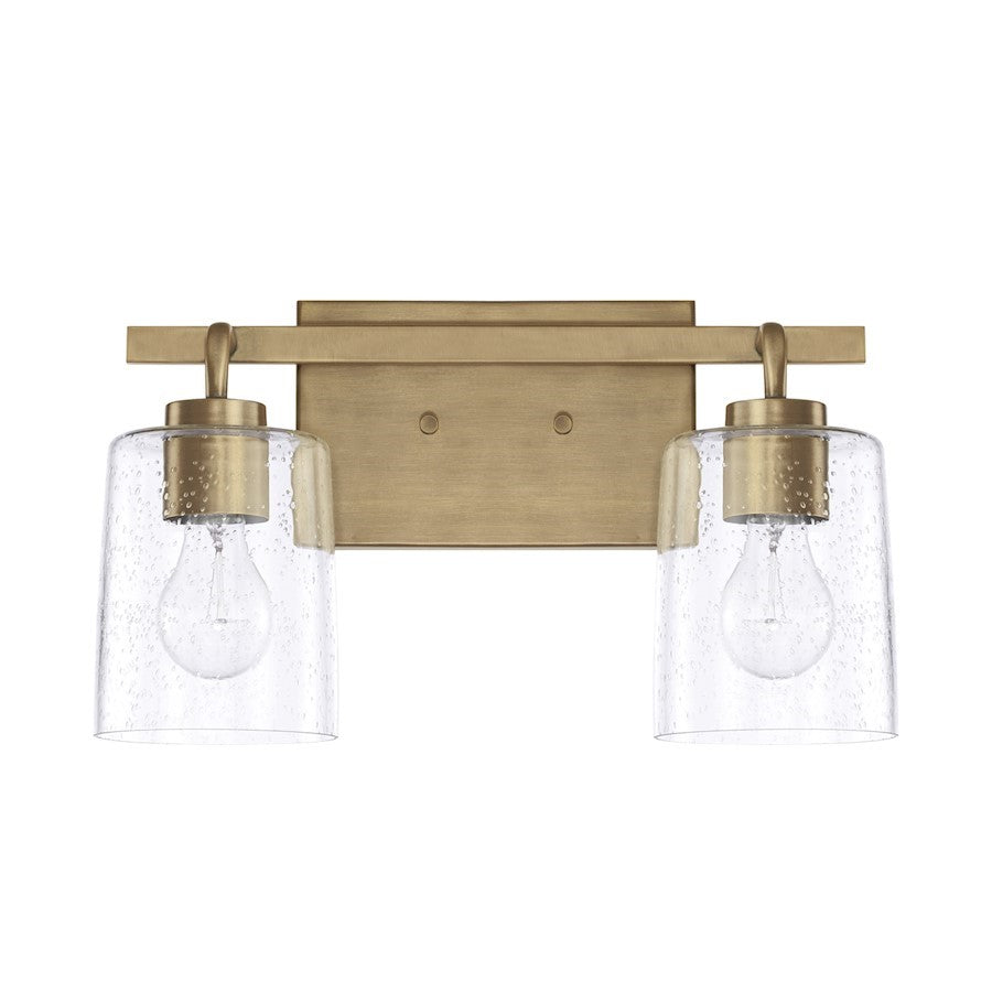 OPEN BOX ITEM: HomePlace by Capital Greyson 2 Light Vanity, AB - CL128521AD-449