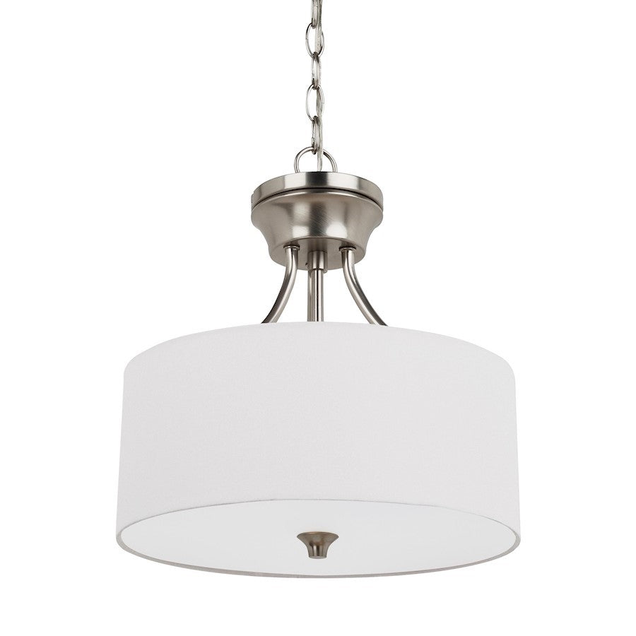 OPEN BOX ITEM: Sea Gull Lighting 2-Lt Semi-Flush Convertible, BN - SG77952-962