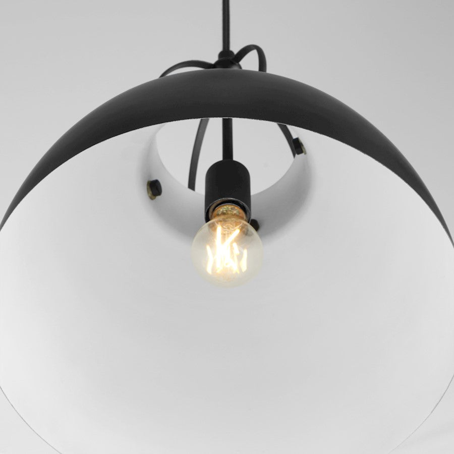 15" Pendant, Matte Black