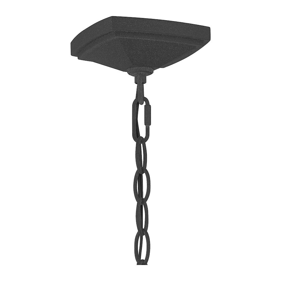 1 Light Mini Pendant, Mottled Black