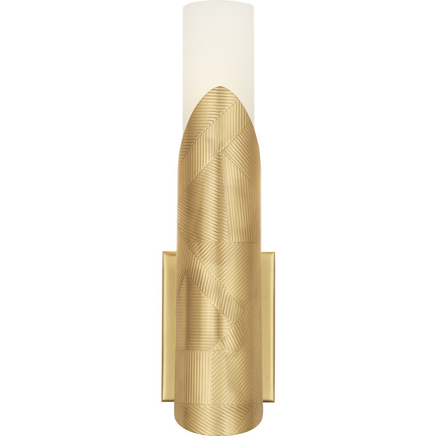 OPEN BOX ITEM: Robert Abbey Berman Brut 1-Lt 4" Wall Sconce, MB - RO620