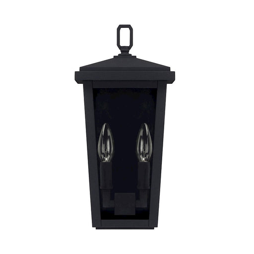 OPEN BOX ITEM: Capital Lighting Donnelly 2-Lt Small Outdoor Wall, BK - 926221BK