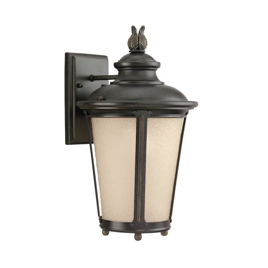 Generation Lighting Single Light Wall Lantern 241, Burled Iron