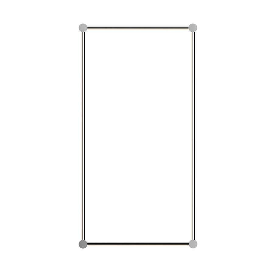 Sonneman Purolinear 360 24"/48" Rect. LED Wall, Chrome - 23QPCSR24R120PHA