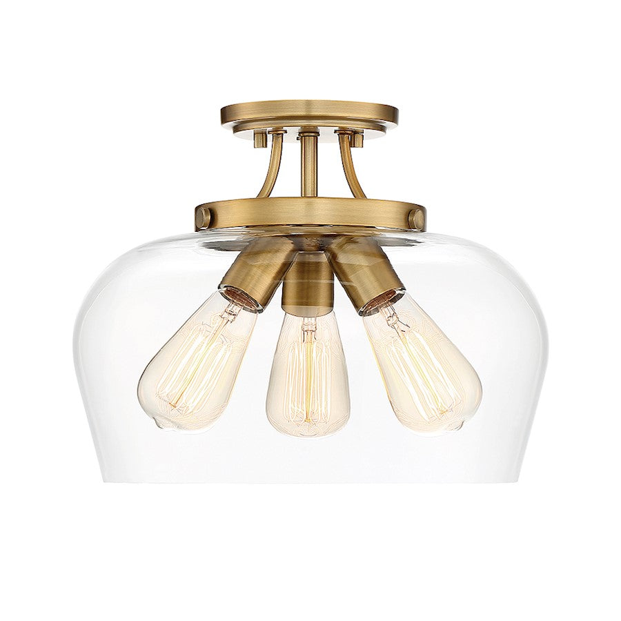 Savoy House Octave 3 Light Semi Flush