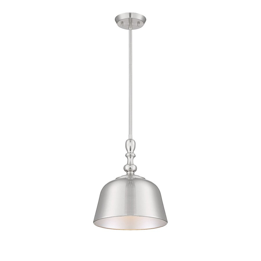 Savoy House Berg 1 Light Pendant, Satin Nickel - 7-3751-1-SN