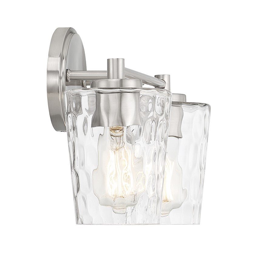 2 Light Bathroom Vanity Light, Matte Black